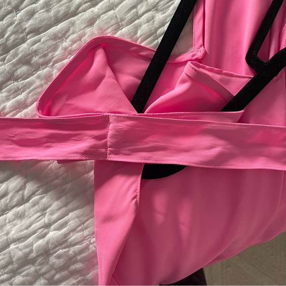 Amanda Uprichard Josephine Hot Pink Dress - Picture 7 of 9